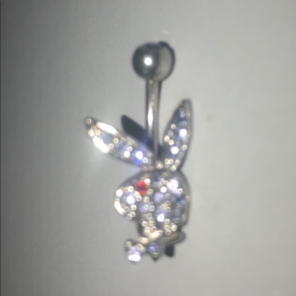 Playboy Bunny Belly Ring - Picture 1 of 3